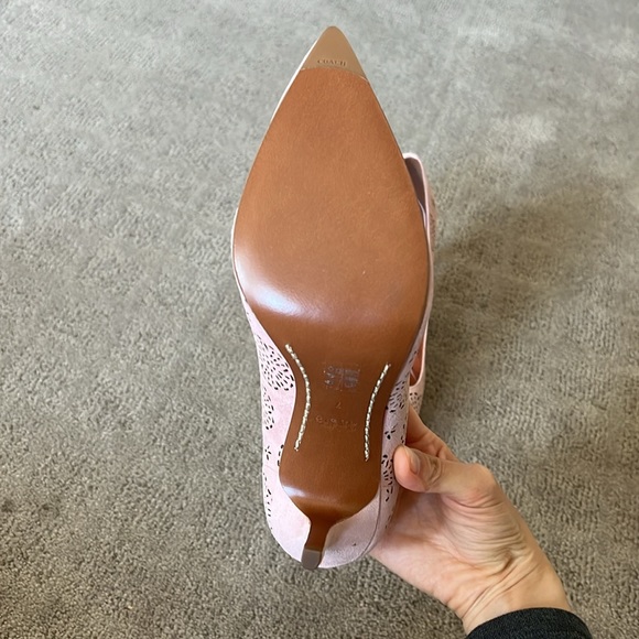 NEW Size 7 Coach Waverly heels in tea rose - Picture 5 of 9
